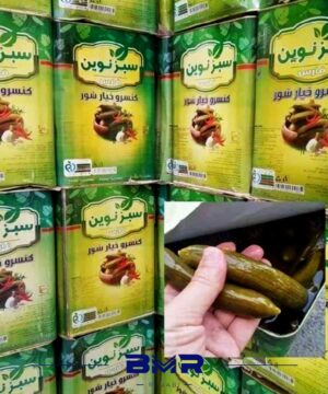 خیارشور 16 کیلویی حلب سبزنوین