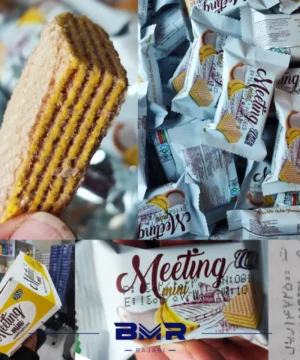 ویفر کرمدار موزی میتینگ