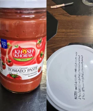 رب گوجه فرنگی خوش خوراک 700 گرم شیشه ای