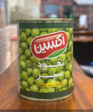 کنسرو نخود سبز اکسین